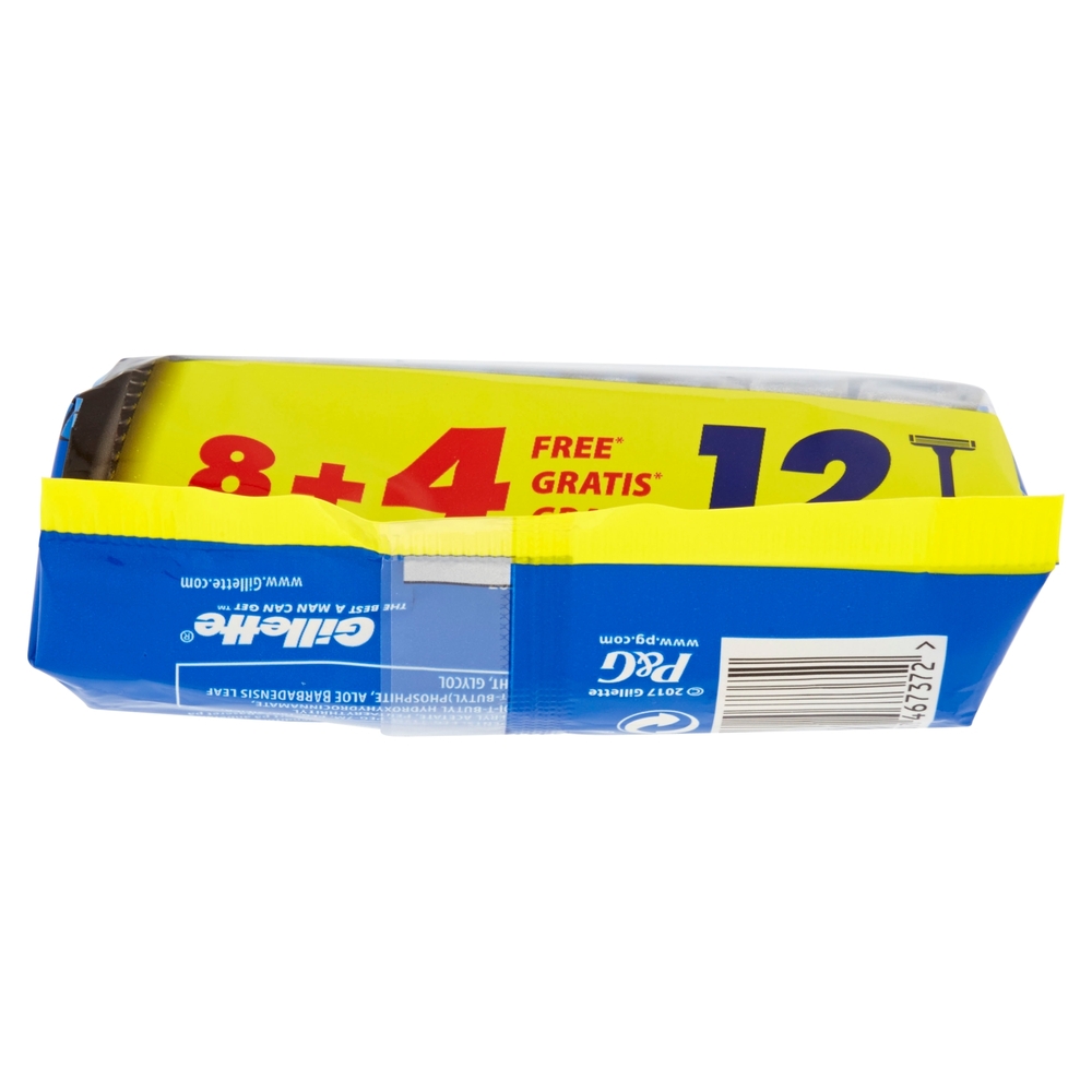 Gillette Blue3 Smooth Rasoio da Uomo Usa e Getta - 8 rasoi + 4 Gratis